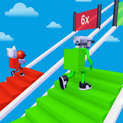 Stair Builder - Toilet Games