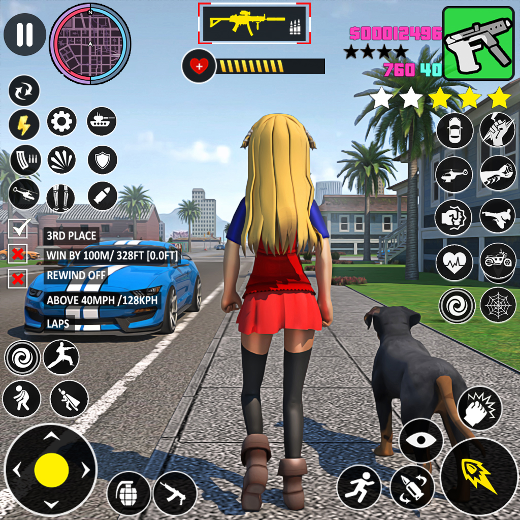 Anime Gangster: High School Girl Fighting Simulator