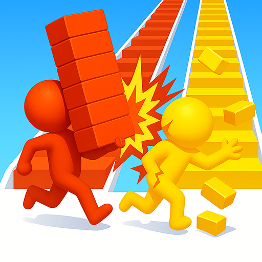 Bridge Runner: Stair Games - Master in Bridge Race