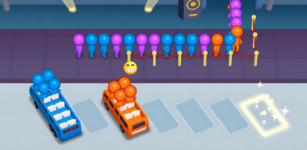 Color Bus Sort: Car Parking Jam