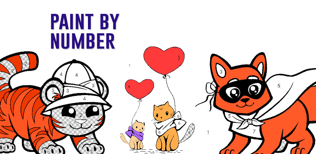 Coloring Book App! Paint by Number: Explore Coloring