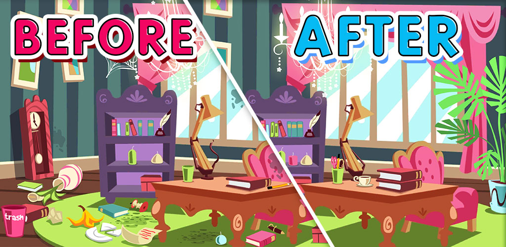 House Cleanup: House Cleaning Game. Enjoy Cleaning the House, tidying rooms