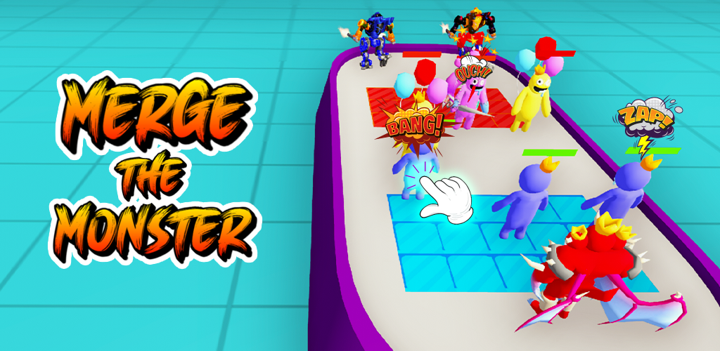 Merge Rainbow 3D - Monster Merge Games. Engage in a thrilling monster merge run