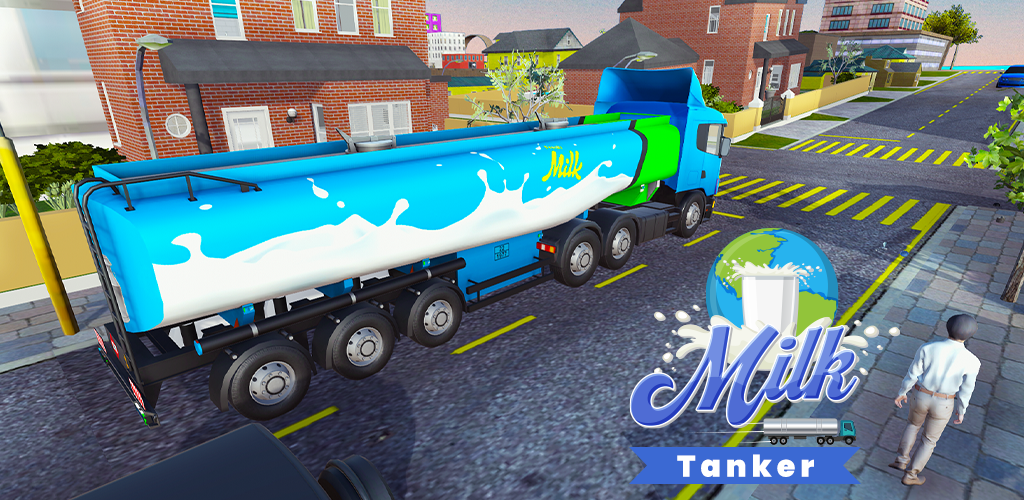 Offroad Milk Tanker: Truck Driving Simulator. Experience off-road Truck Transport adventures