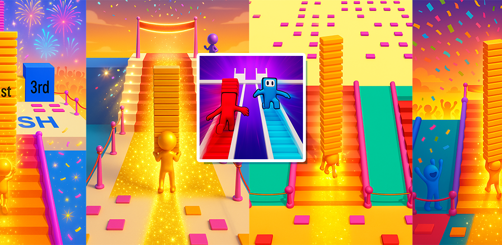 Bridge Craze: Stair Runner Game