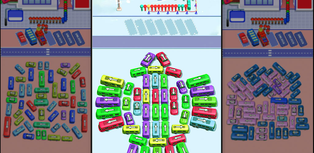 Bus Craze: Bus Jam Game is a thrilling Bus Sorting Game where you guide bus cars through a traffic
