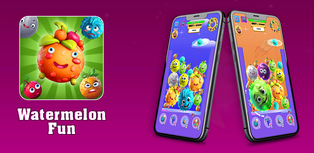 Watermelon: Fruit Merge Game. Drop and merge juicy fruits in this fun fruits drop game