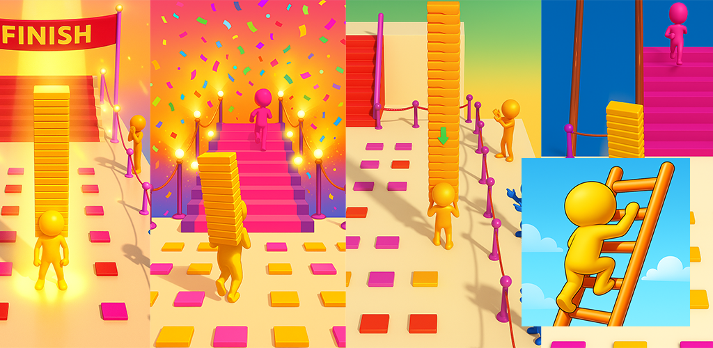 Bridge Run Race: Stair Building Game